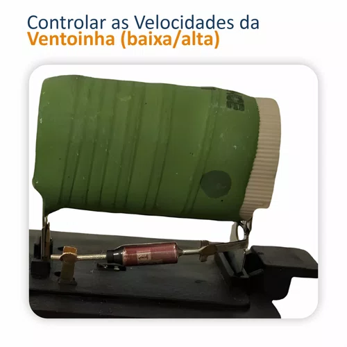 Resistência Eletroventilador Vw Polo 2006 Até 2012 Com Ar Condicionado