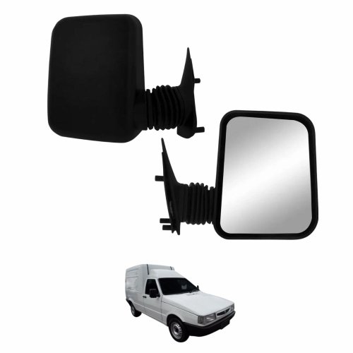Retrovisor Fiat Fiorino 1997 até 2011  Sem Controle Lado Direito Passageiro