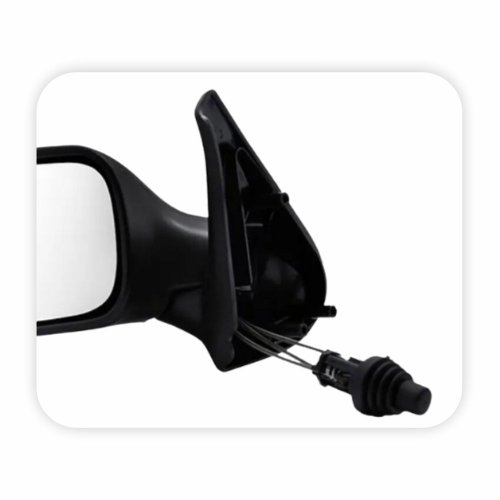 Retrovisor Fiat Uno Fire 2001 2002 2003 2004 2 Portas Com Controle Lado Esquerdo Motorista