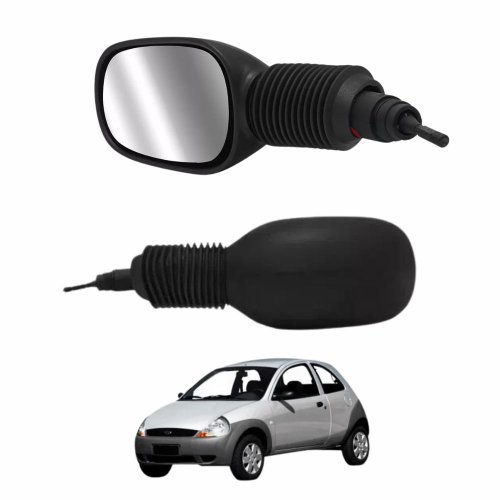 Retrovisor Ford Ka 1997 até 2007 Com Controle Lado Esquerdo Motorista