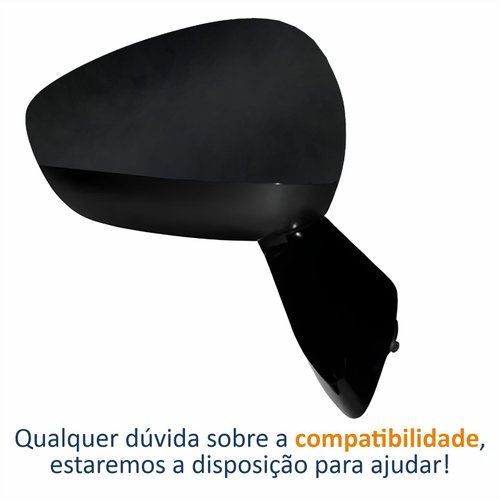 Retrovisor Citroen Aircross 2011 2012 2013 2014 2015 Elétrico Com Capa Primer Lado Direito Passageiro