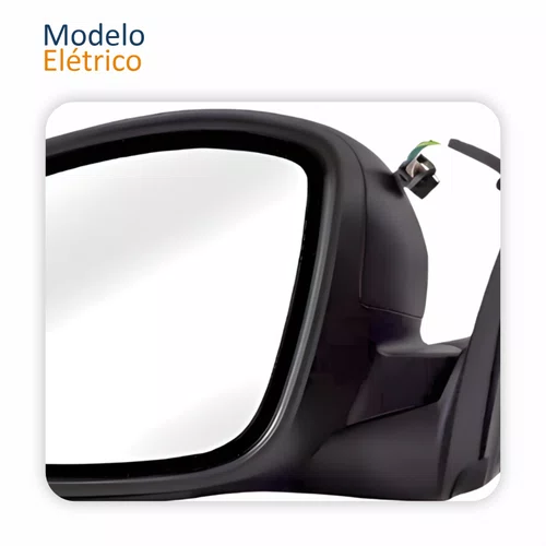 Retrovisor Citroen C4 Cactus 2018 Até 2024 Elétrico Com Pisca Texturizado Lado Esquerdo Motorista