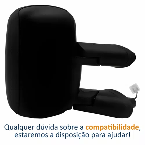 Retrovisor Fiat Doblo 2001 Até 2009 Elétrico Capa Texturizada Lado Direito Passageiro