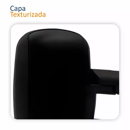 Retrovisor Fiat Doblo 2001 Até 2009 Elétrico Capa Texturizada Lado Direito Passageiro