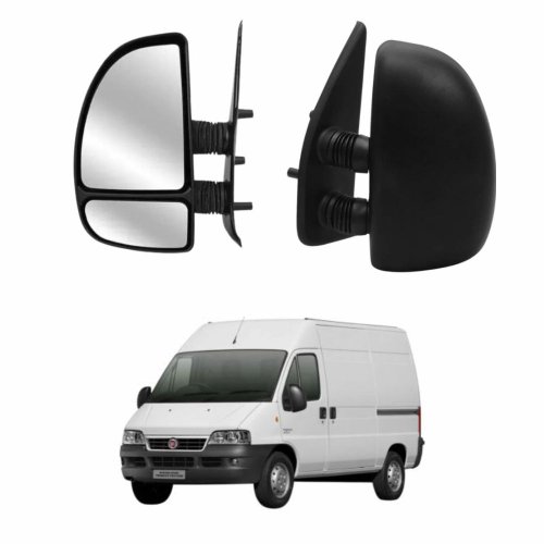 Retrovisor Fiat Ducato 2006 2007 2008 2009 2010 2011 Sem Controle Lado Esquerdo Motorista