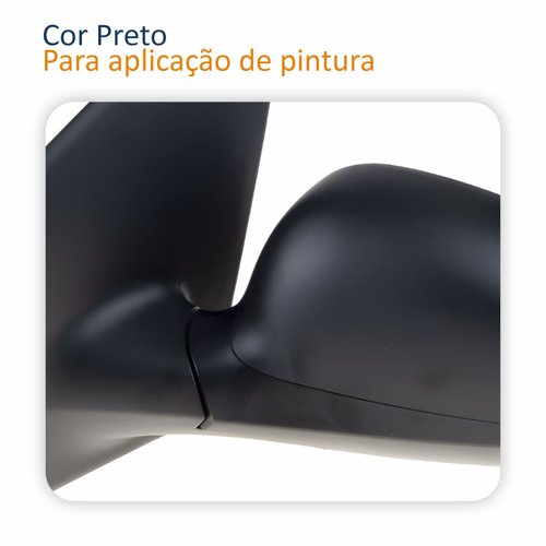 Retrovisor Fiat Grand Siena 2012 Até 2021 Palio 2012 Até 2016 Elétrico Lado Esquerdo Motorista Original