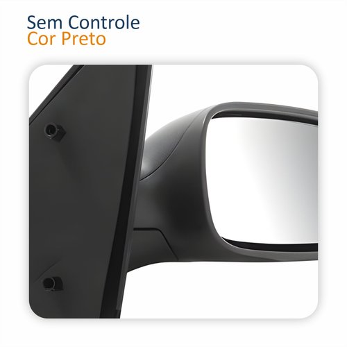 Retrovisor Fiat Palio 2004 Até 2010 4 Portas Sem Controle Lado Direito Passageiro