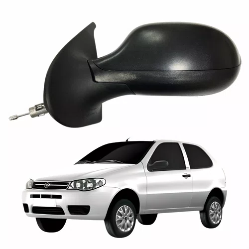 Retrovisor Fiat Palio 2008 Até 2011 2 Portas Com Controle METAGAL Lado Esquerdo Motorista