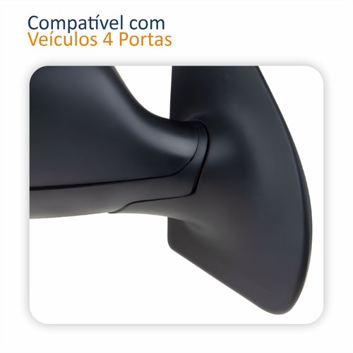 Retrovisor Fiat Palio Es Attractive 2011 Até 2016 4 Portas Sem Controle Lado Direito Passageiro Original