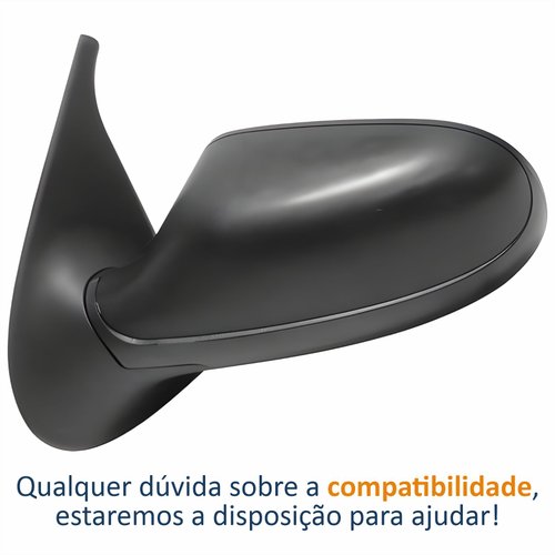 Retrovisor Fiat Siena 2005 Até 2012 4 Portas Sem Controle Lado Esquerdo Motorista