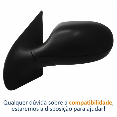 Retrovisor Fiat Siena Atractive 4 Portas 2011 Até 2015 Elétrico Lado Esquerdo Motorista