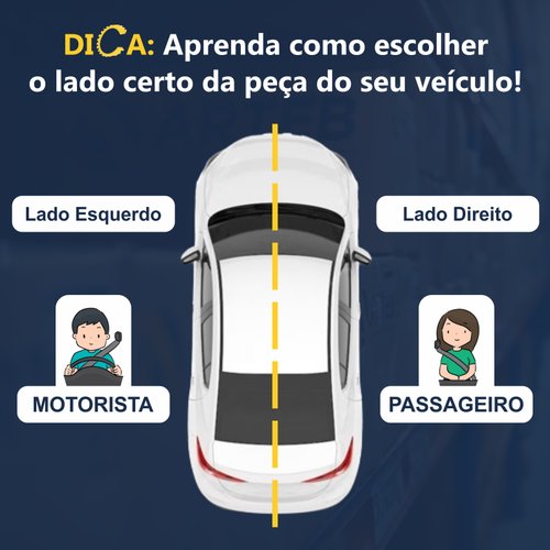 Retrovisor Fiat Siena Es Attractive 2011 2012 4 Portas Com Controle METAGAL Lado Direito Passageiro
