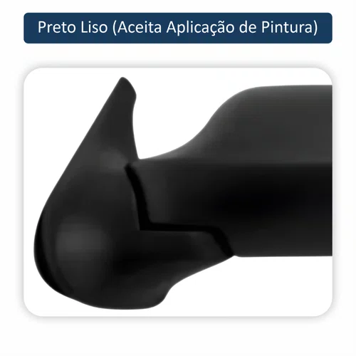 Retrovisor Fiat Uno Economy 2009 Até 2012 4 Portas Sem Controle Lado Esquerdo Motorista