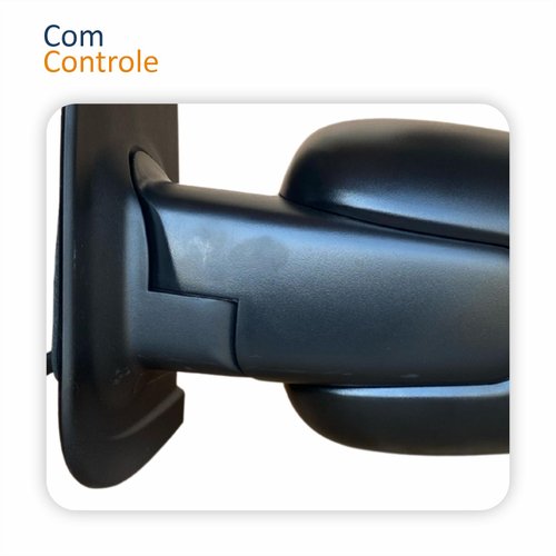 Retrovisor Fiat Uno Vivace 2011 2012 2013 2014 2 Portas Com Controle Lado Esquerdo Motorista