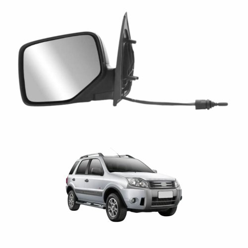 Retrovisor Ford Ecosport 2003 Até 2009 Com Controle Lado Direito Passageiro