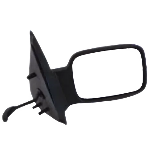 Retrovisor Ford Courier 1997 Até 2002 Com Controle Manual Lado Direito Passageiro