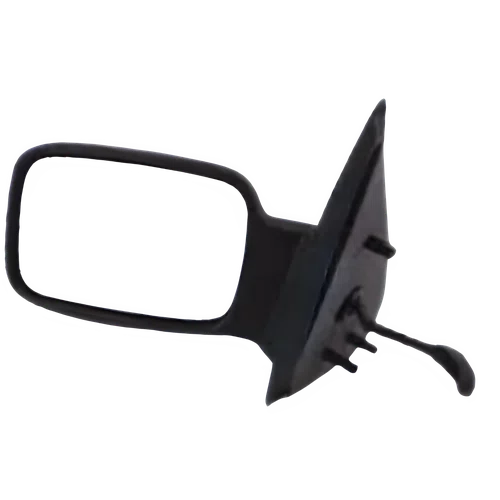 Retrovisor Ford Courier 1997 Até 2002 Com Controle Manual Interno Lado Esquerdo Motorista