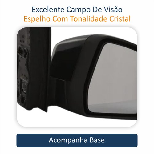 Retrovisor Ford Focus 2016 Até 2019 Com Pisca Elétrico Lado Direito Passageiro