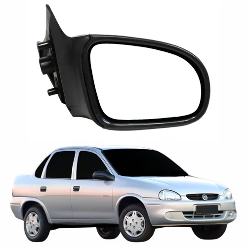Retrovisor Gm Classic 2011 Até 2016 2 4 Portas Sem Controle Lado Direito Passageiro