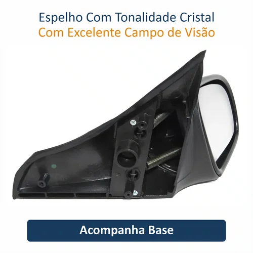 Retrovisor Gm Classic 2011 Até 2016 2 4 Portas Sem Controle Lado Direito Passageiro
