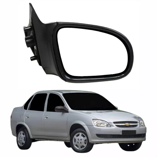 Retrovisor Gm Corsa 1994 Até 2016 2 4 Portas Sem Controle Lado Direito Passageiro