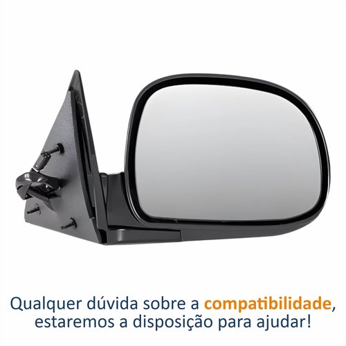 Retrovisor Gm S10 1995 Até 2011 Elétrico Lado Direito Passageiro