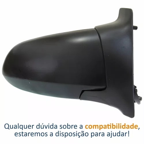 Retrovisor Gm Zafira 2000 Até 2006 Elétrico Capa Lisa Lado Direito Passageiro