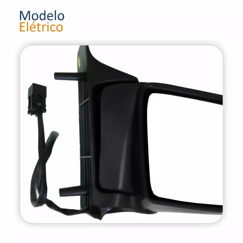 Retrovisor Gm Zafira 2000 Até 2006 Elétrico Capa Lisa Lado Direito Passageiro