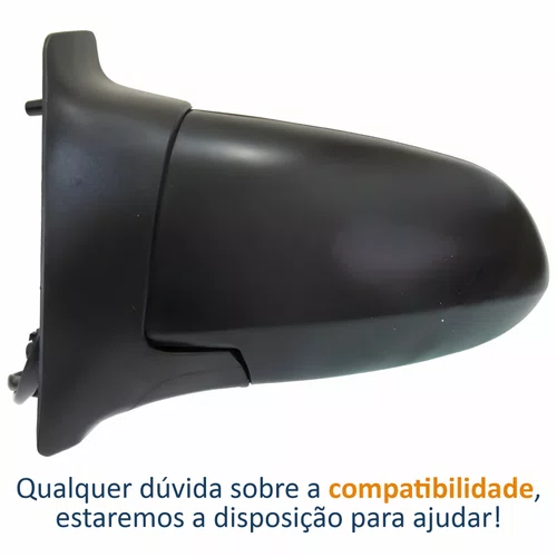 Retrovisor Gm Zafira 2000 Até 2006 Elétrico Capa Lisa Lado Esquerdo Motorista