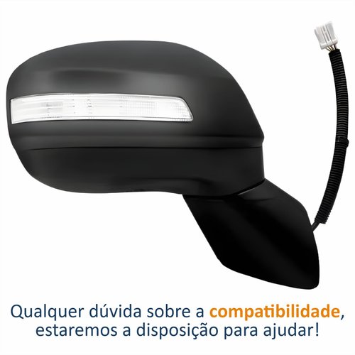Retrovisor Honda Civic 2012 Até 2016 Elétrico Com Pisca Lado Direito Passageiro