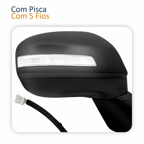 Retrovisor Honda Civic 2012 Até 2016 Elétrico Com Pisca Lado Direito Passageiro