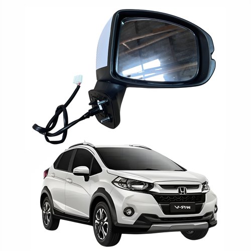 Retrovisor Honda Wrv 2018 2019 Elétrico Com Pisca 5 Fios Lado Direito Passageiro