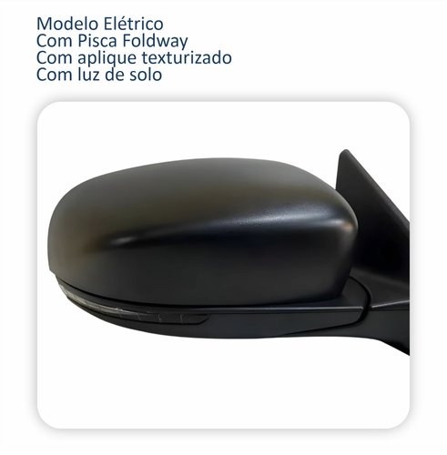 Retrovisor Jeep Compass 2021 2022 2023 2024 Elétrico Com Pisca Texturizado Lado Direito Passageiro Original