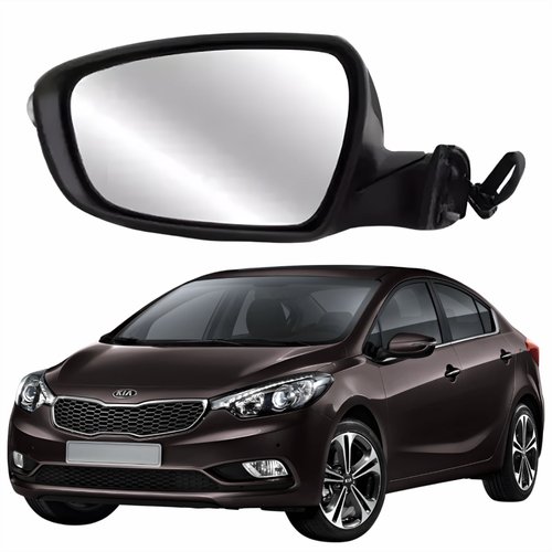 Retrovisor Kia Cerato 2014 Até 2019 Elétrico Com Pisca Lado Esquerdo Motorista