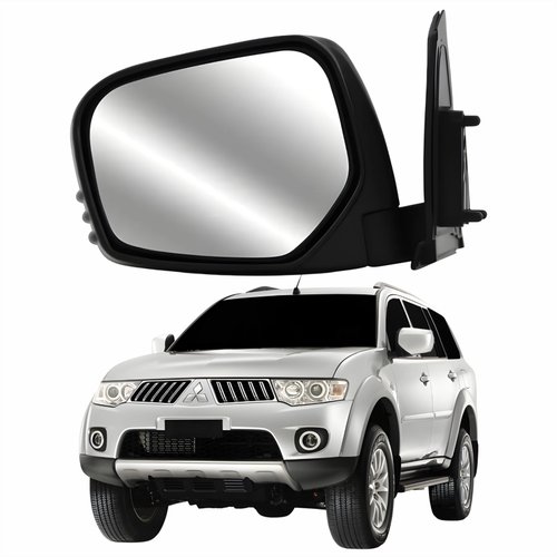 Retrovisor Mitsubishi Pajero 2007 Até 2016 Elétrico Capa Cromada Lado Esquerdo Motorista Retrovisor Mitsubishi Pajero 2007 Até 2016 Elétrico Capa Cromada Lado Esquerdo Motorista