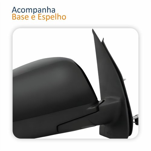 Retrovisor Nissan March 2011 2012 2013 Com Controle Lado Direito Passageiro