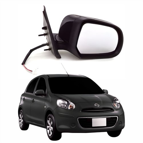 Retrovisor Nissan March 2011 2012 2013 Elétrico Lado Direito Passageiro