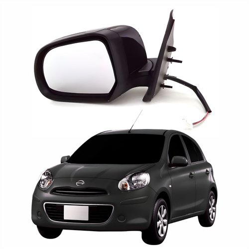 Retrovisor Nissan March 2011 2012 2013 Elétrico Lado Esquerdo Motorista