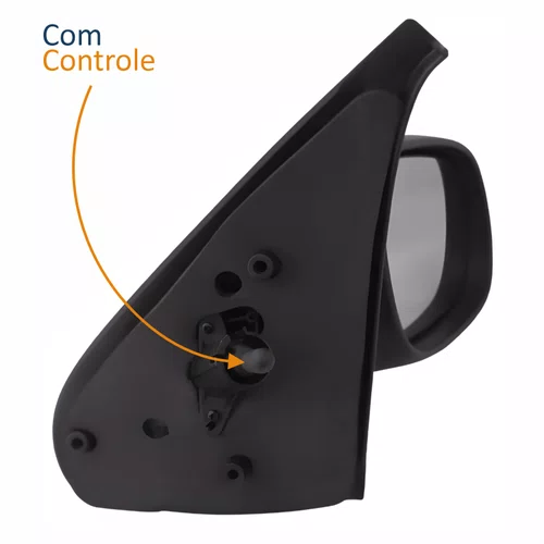 Retrovisor Renault Clio 2003 Até 2016 Com Controle Lado Direito Passageiro