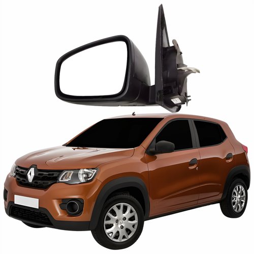 Retrovisor Renault Kwid 2017 Até 2024 Elétrico Lado Esquerdo Motorista Original