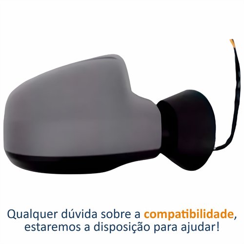 Retrovisor Renault Logan 2011 2012 2013 2014 Com Controle Capa Primer Lado Direito Passageiro