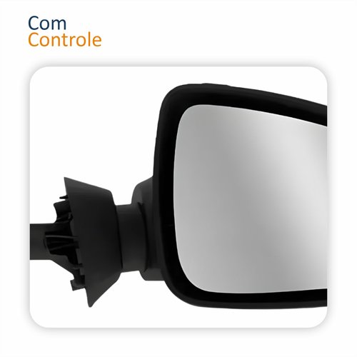 Retrovisor Renault Sandero 2011 2012 2013 2014 Com Controle Capa Primer Lado Direito Passageiro