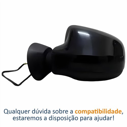 Retrovisor Renault Sandero Stepway 2010 2011 2012 2013 2014 Elétrico Lado Esquerdo Motorista