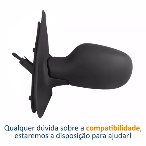 Retrovisor Renault Symbol 2009 Até 2012 Com Controle Lado Esquerdo Motorista