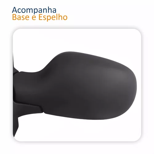 Retrovisor Renault Symbol 2009 Até 2012 Com Controle Lado Esquerdo Motorista