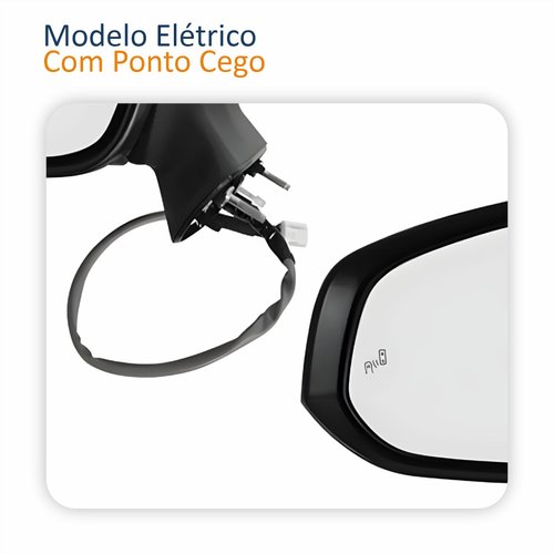 Retrovisor Toyota Corolla Cross 2021 2022 Elétrico Com Pisca Lado Esquerdo Motorista Original