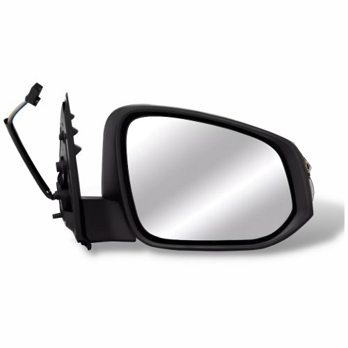 Retrovisor Toyota Hilux Sw4 2016 Até 2023 Elétrico Com Pisca Cristal Power Fold Luz De Cortesia Cromada Lado Direito Passageiro