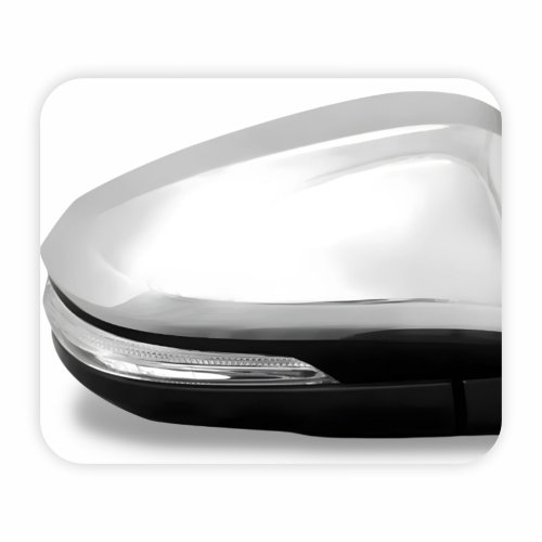 Retrovisor Toyota Hilux Sw4 2016 Até 2023 Elétrico Com Pisca Cristal Power Fold Luz De Cortesia Cromada Lado Direito Passageiro
