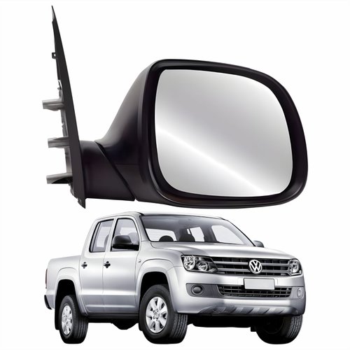 Retrovisor Vw Amarok 2010 Até 2016 Sem Controle Preto Lado Direito Passageiro