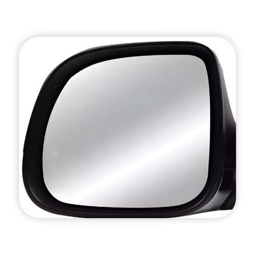 Retrovisor Vw Amarok 2010 Até 2014 Elétrico Cromado Conector Preto Foldway Antena AM FM Lado Esquerdo Motorista